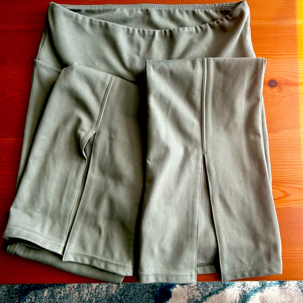 Olive bootcut yoga pants